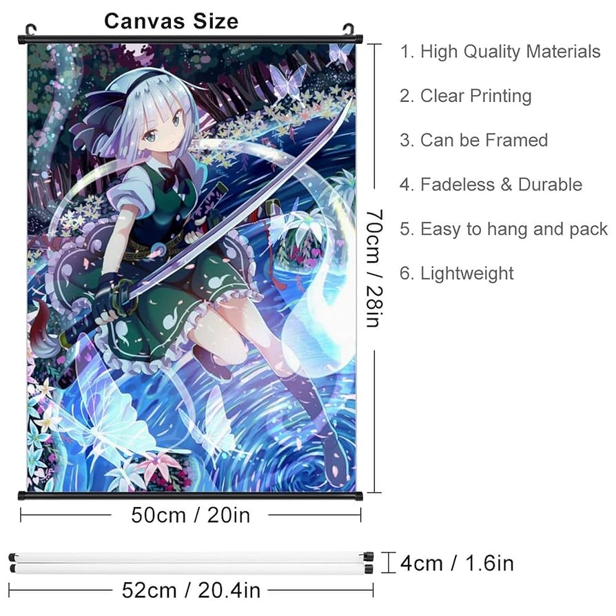 【絵画】魂魄【原画】手描き ポスター イラスト インテリアやプレゼントにも！ Amazon.co.jp: 東方Project 魂魄妖夢 こんぱく ようむ (37