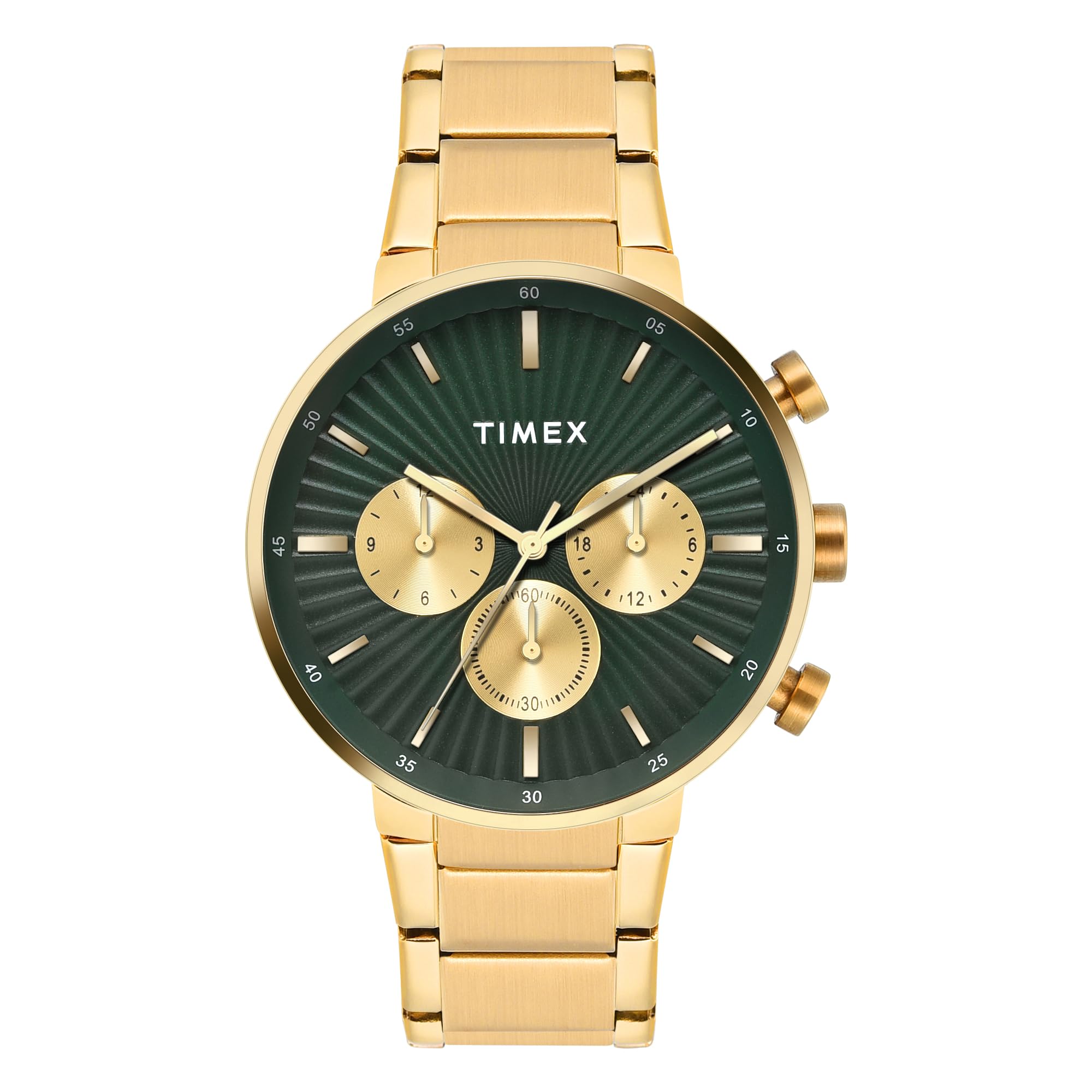 timex Green Round Dial Analog Men's Watch - TWEG28401-picture-31