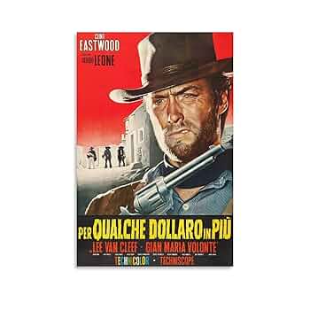 Amazon.co.jp: クリントイーストウッド-夕陽のガンマン映画 ポスター