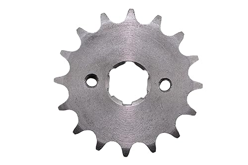 Vista 75 de Piñón delantero para motocicleta 428 para motocross de 50 cc, 70 cc, 90 cc, 110 cc, 125 cc, 140 cc, 160 cc, motocross, mini bicicleta, TaoTao