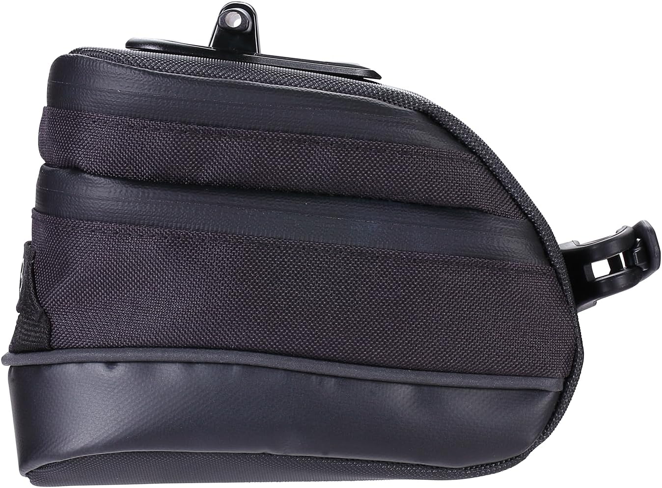 BBB Cycling Waterproof Saddle Bag I Bike Saddle Bag Cycling I Waterproof Saddlebag I Bikepacking Bicycle Saddle Bag I StorePack Reflective BSB-12L Black