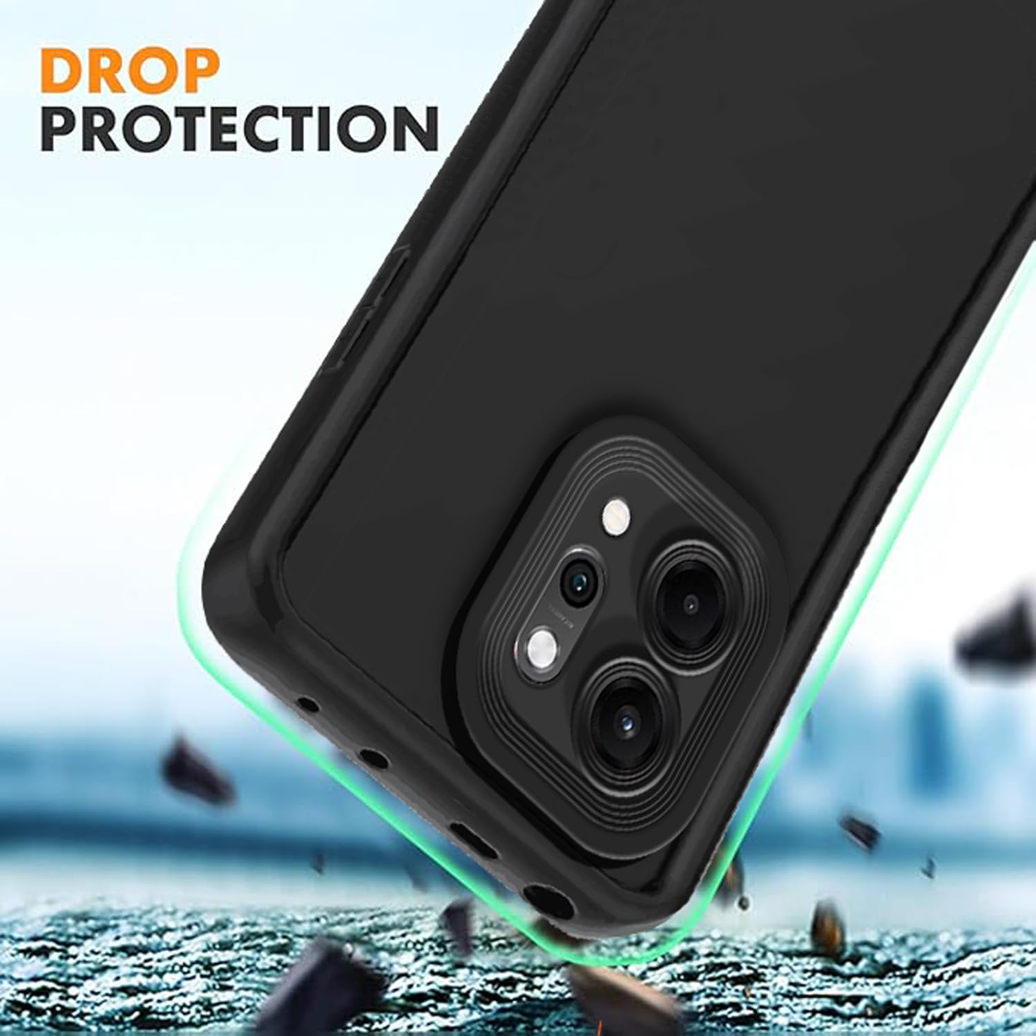 Cover custodia per XIAOMI REDMI 12C trasparente silicone