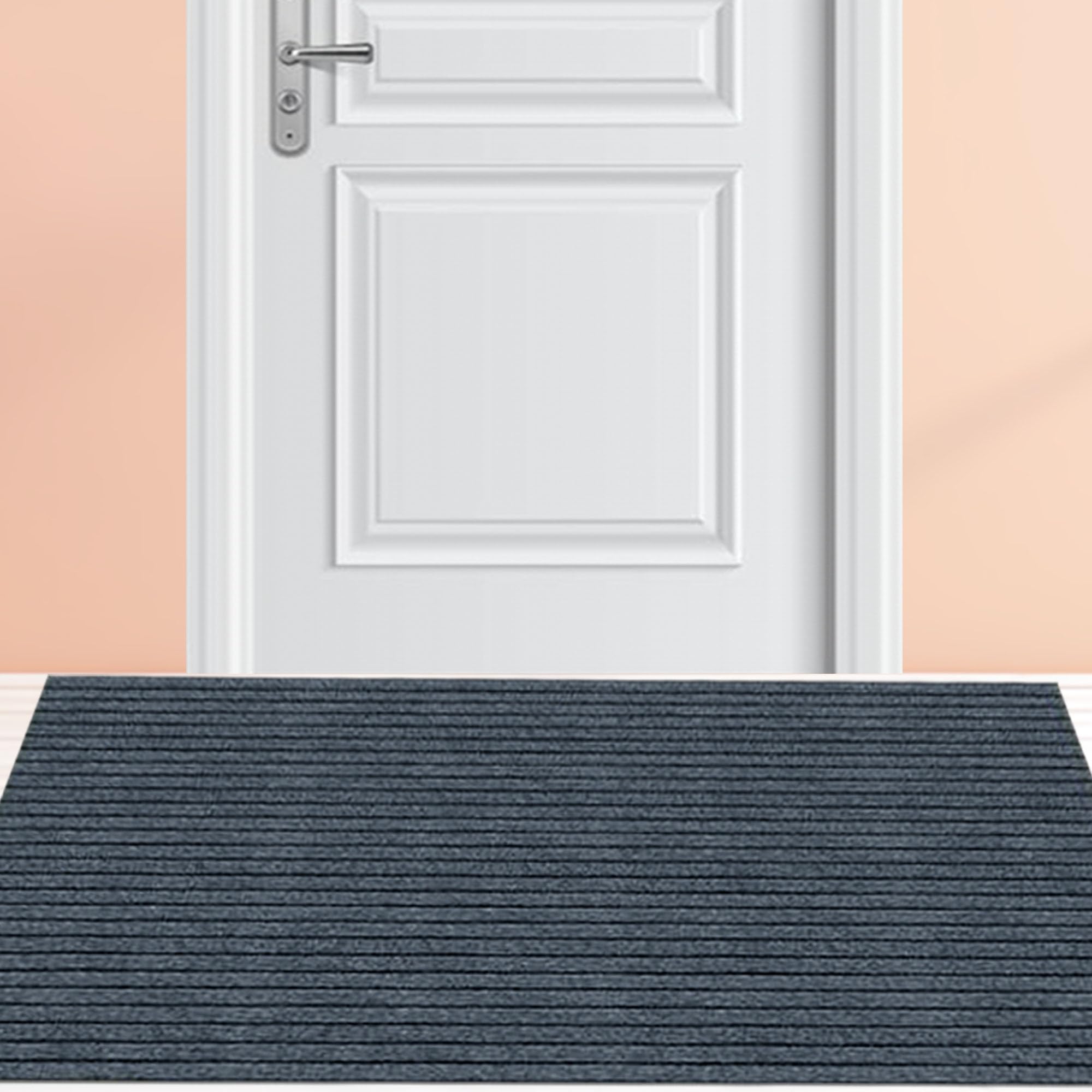 Amazon | 玄関マット 屋外 大判 100 x 180 cm 滑り止め泥落とし吸水