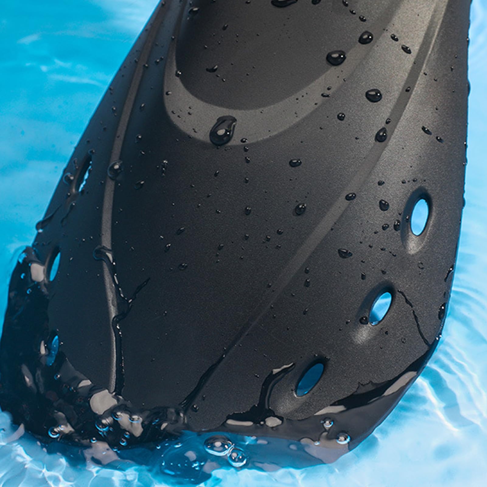 Pinne da nuoto: pinne da immersione corte, alte, compatte ergonomiche, in TPR, comode per allenamento di nuoto, leggere | Allenamento versatile per PR