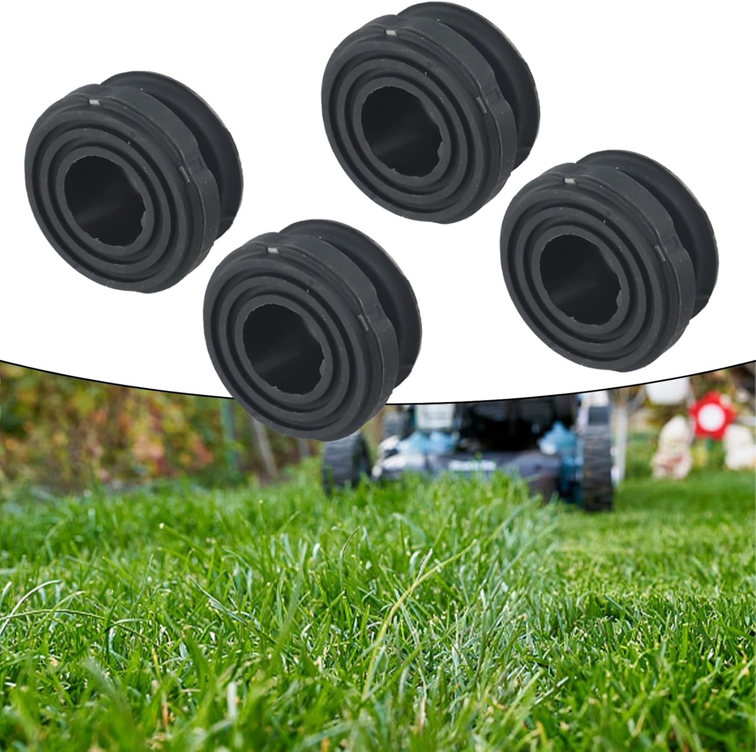 4 Pack Rubber Foot Pads EB2000i EU2000i Generators, Replacement Bottom Feet Replaces 68325-Z07-003, Black Anti-Vibration Mounts 43mm