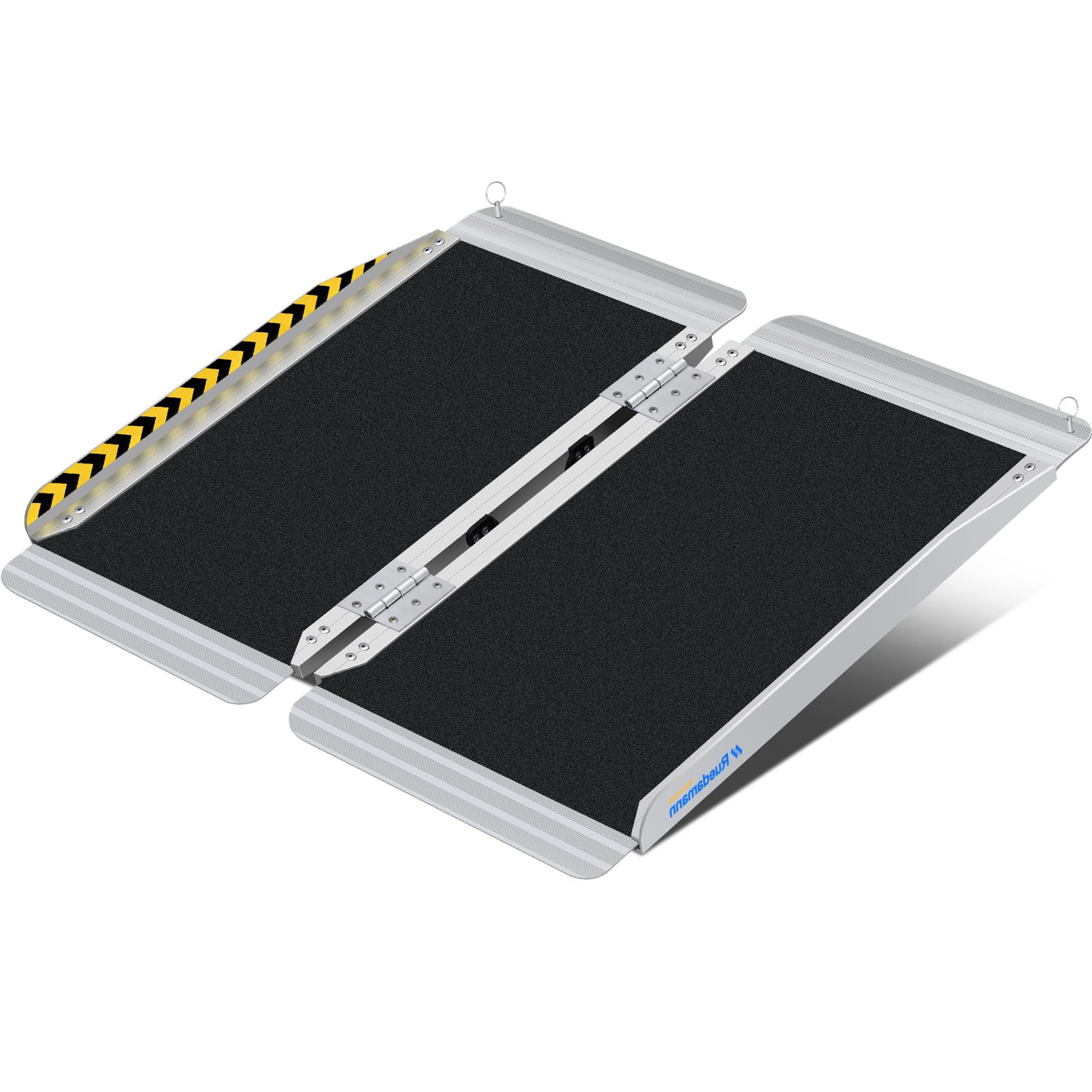 Ruedamann 2 Feet Portable Wheelchair Ramp, Ramps for Wheelchairs for Home with Handle, Wheel Chair Ramps for Home Steps, Doorways, Entry, Stairs, Curbs, Porch, Scooters