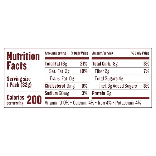 Miniatura 2 de Justin's Paquetes de mantequilla de almendras y canela, sin gluten, sin OMG, de origen responsable, 11.15 onzas (paquete de 10)