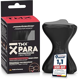 TMX® PARA Rückentrigger gegen Rückenschmerzen | Rückentrainer für Lendenwirbelsäule & Brustwirbelsäule | Akupressur Tool bei Verspannungen, Hexenschuss & Bandscheibe | Triggerpunkt Drücker