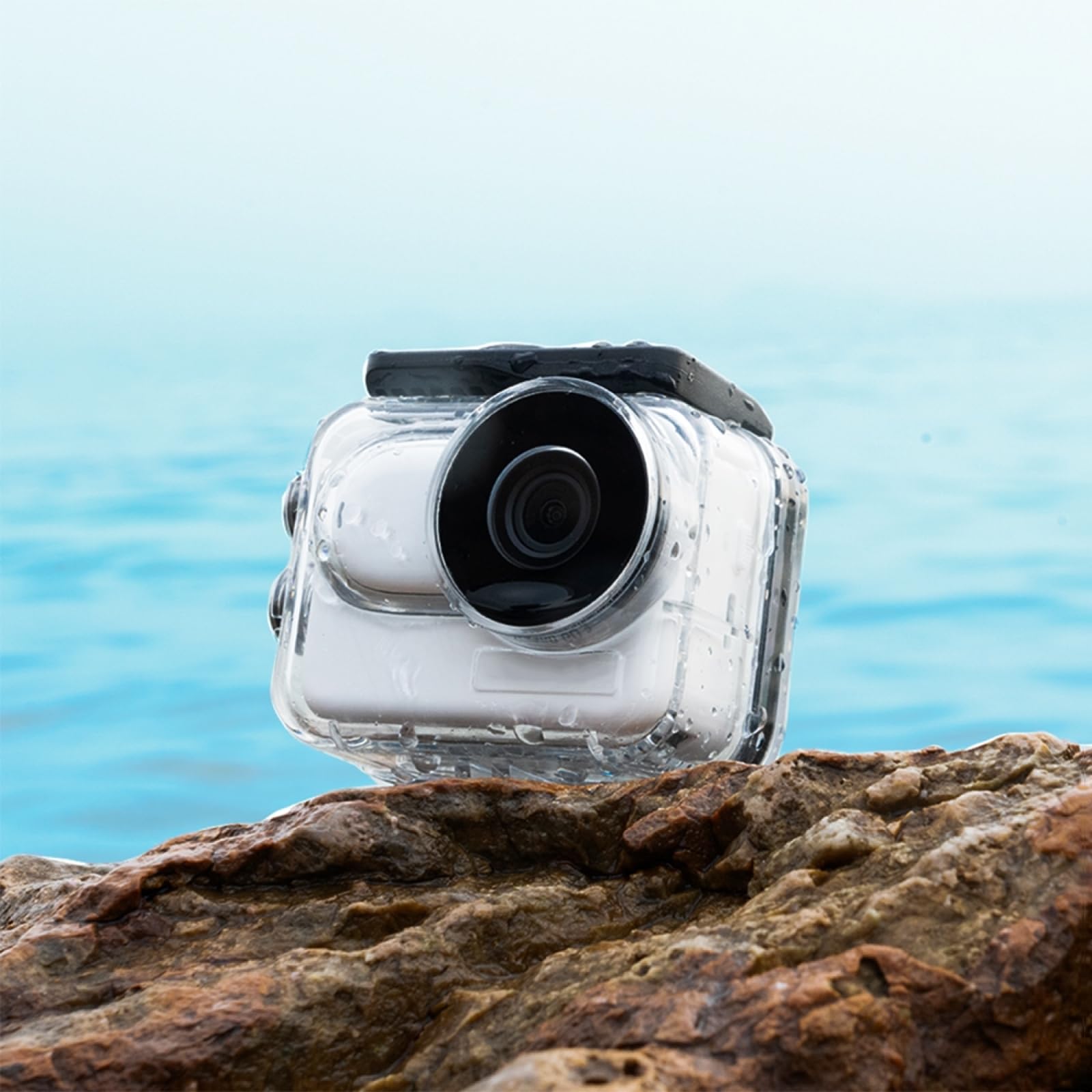 Per Insta360 GO3 Custodia Impermeabile, 60 Metri di Immersione Custodia Protettiva Custodia Protettiva Subacquea per GO 3 Fotocamera Sportiva