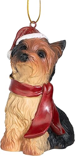 Miniatura 6 de Design Toscano - Figura de perro para decoración navideña.