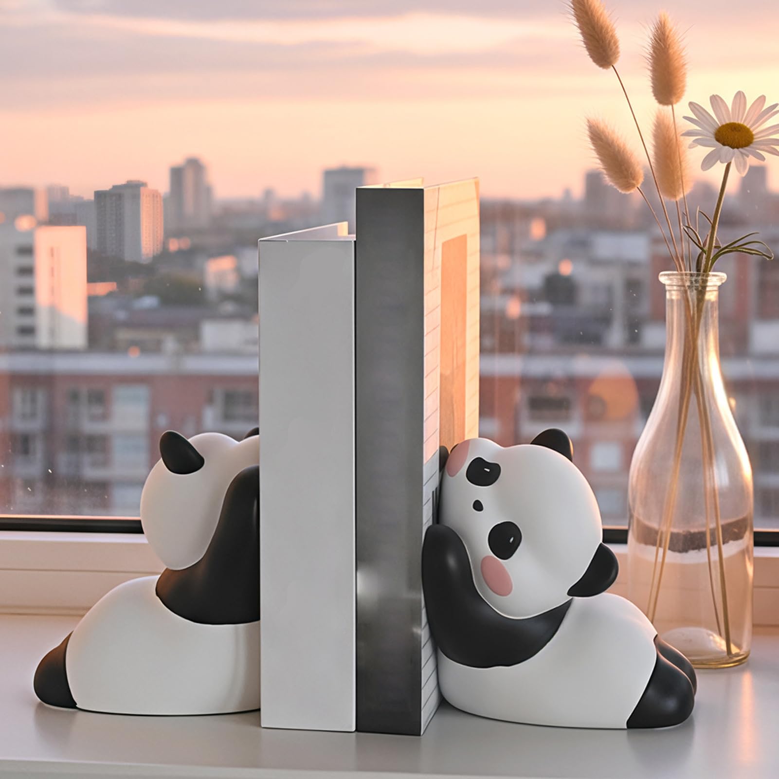 Fermalibri per Bambini e Ragazzi Supporti per Libri in Resina Antiscivolo | Porta Libri per Libri Pesanti per Camera da Scrivania Ufficio Tavolo Cucina