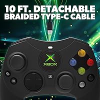 Vista 5 de Xbox Accessory: Hyperkin DuchesS Wired Controller for Xbox Series X Black-Officially Licensed by Xbox Negro