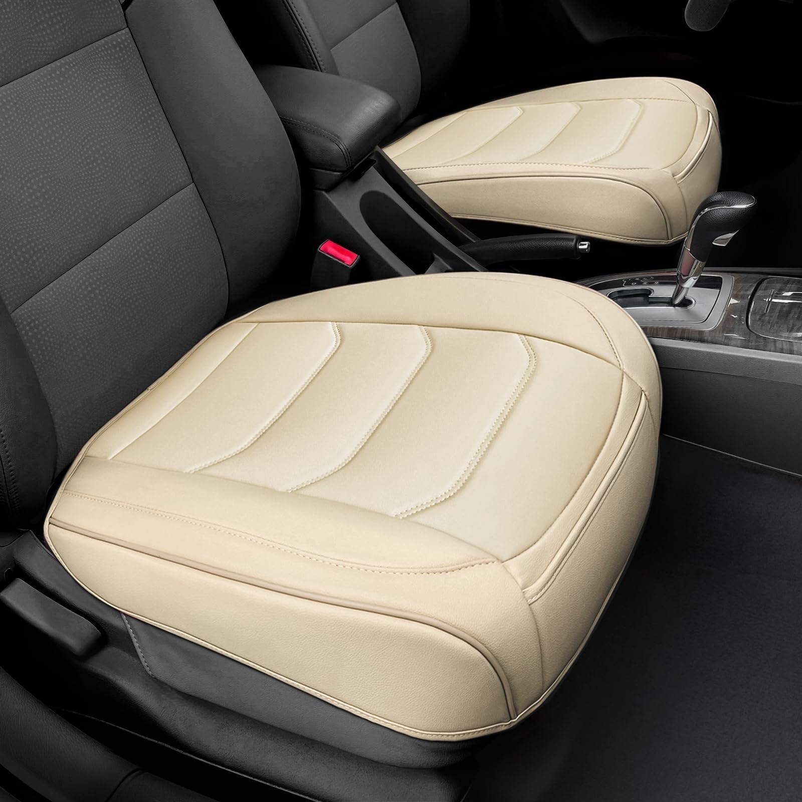 KKJZFRDCR Car Seat Covers, For Benz GLE Classe Coupé W167 GLE 350 450 2019-2024-2026 Leather Protector Bottom Cushion Waterproof Anti Slip Pocket Pad Interior Accessories,B