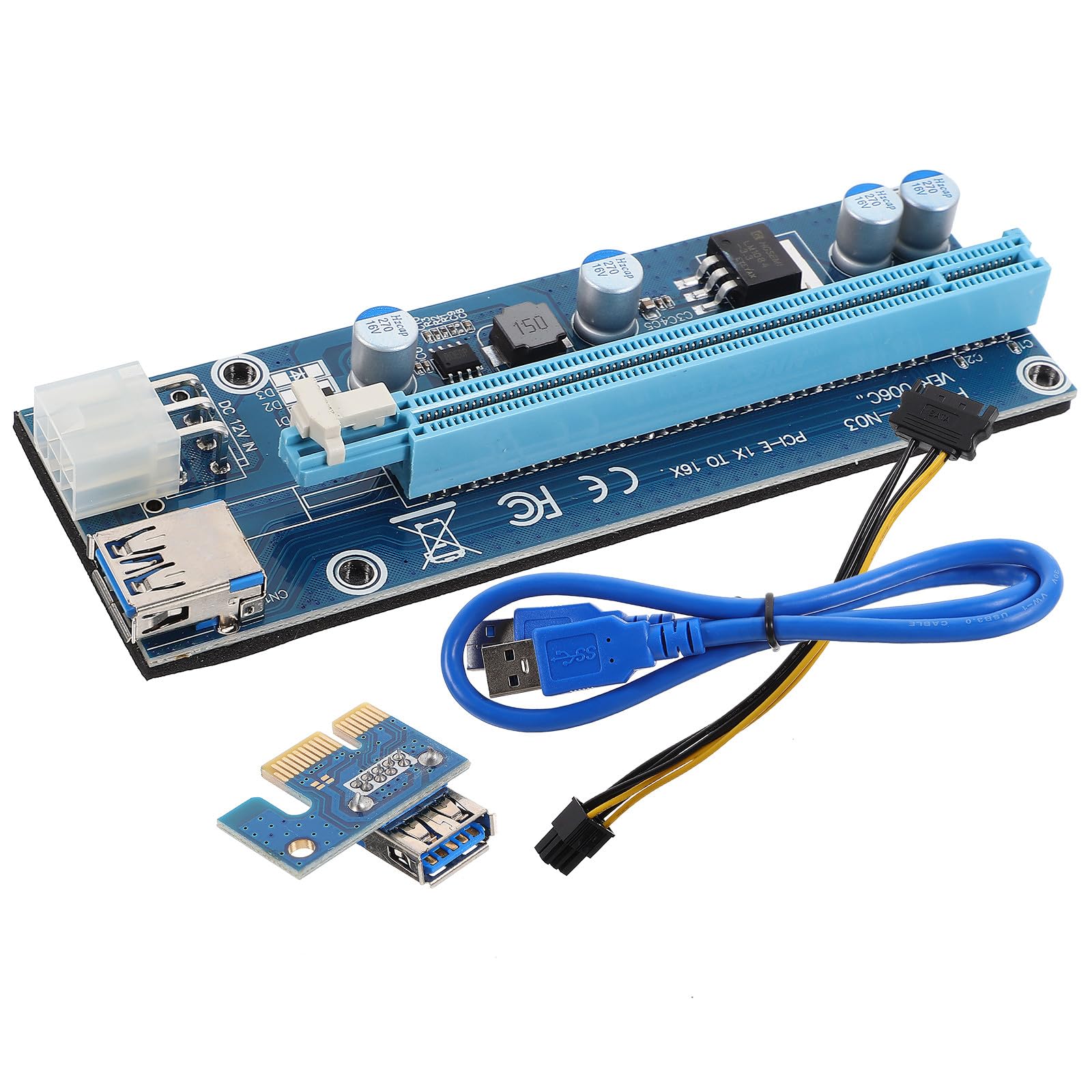 Cable USB 60cm ibasenice para Evitar Lentitud Gráfica en GPU 8