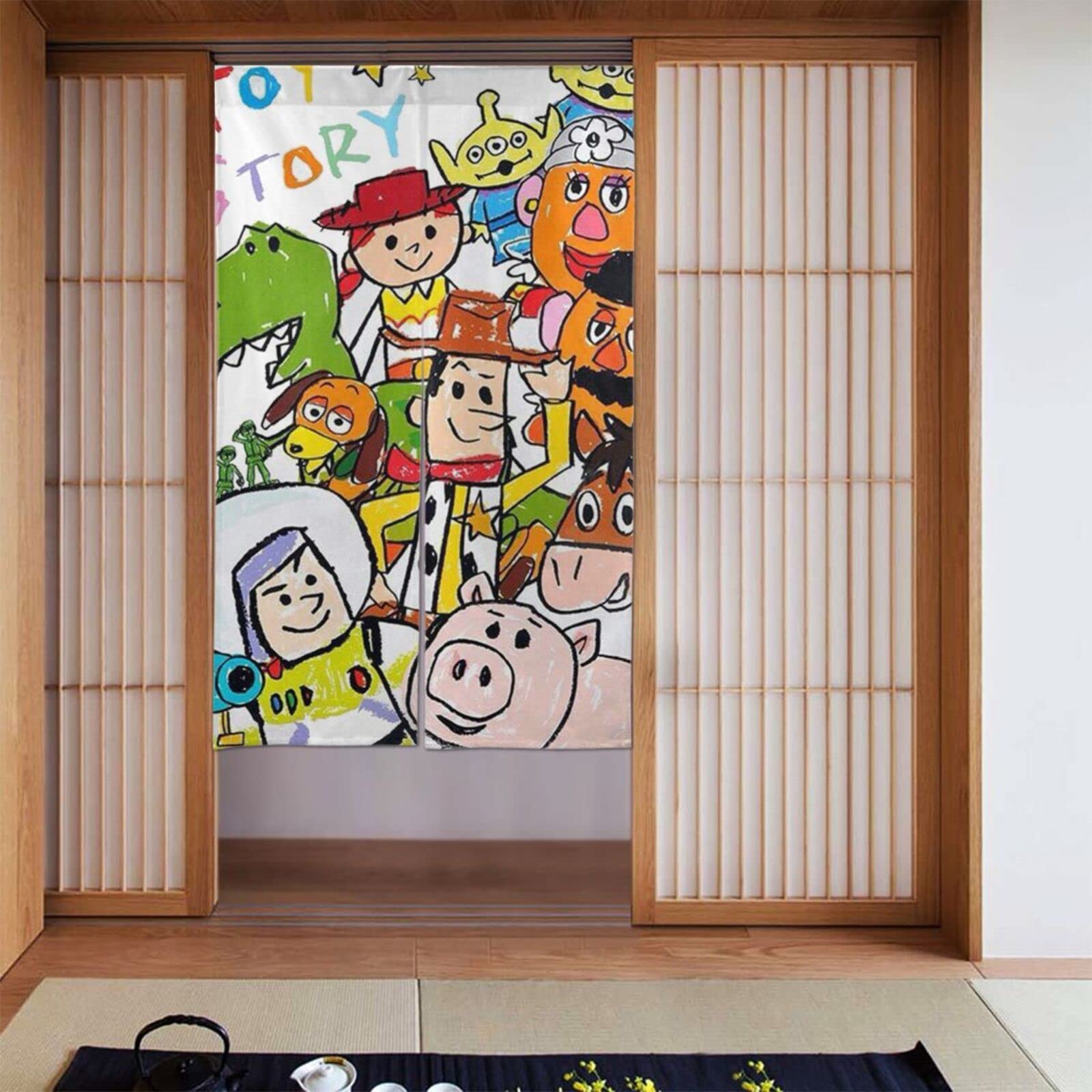 すとーんずのれんさい vol.1〜vol.219 Amazon｜トイストーリー のれん 洗える 暖簾 和風 目隠し 遮光 ロング