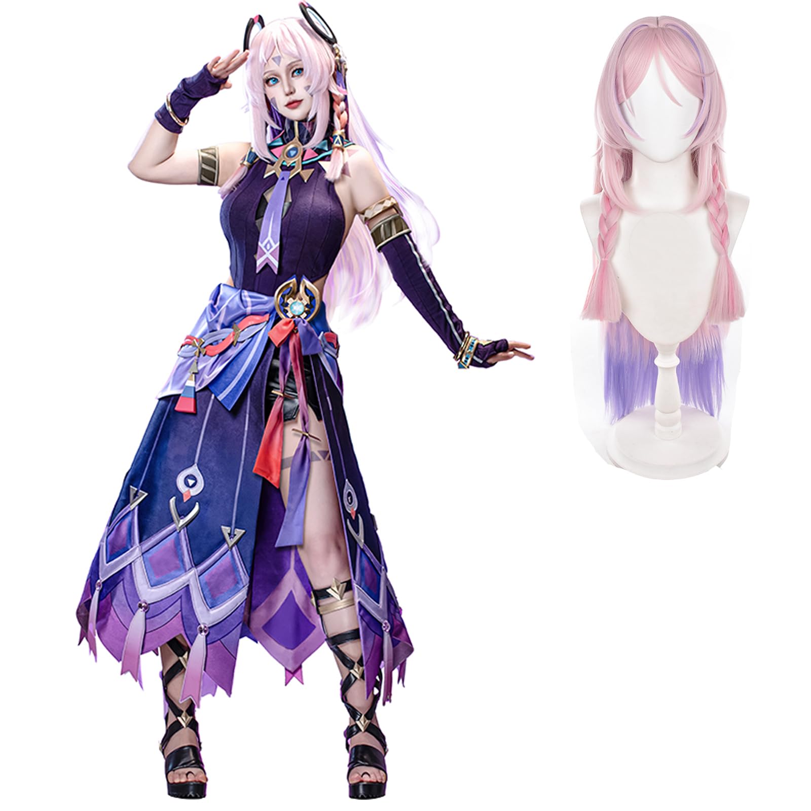 CR ROLECOS Citlali Costume Game Genshin Cosplay Full Set Women Cosplay Dress With Wig Halloween Party 3XL โ image 1
