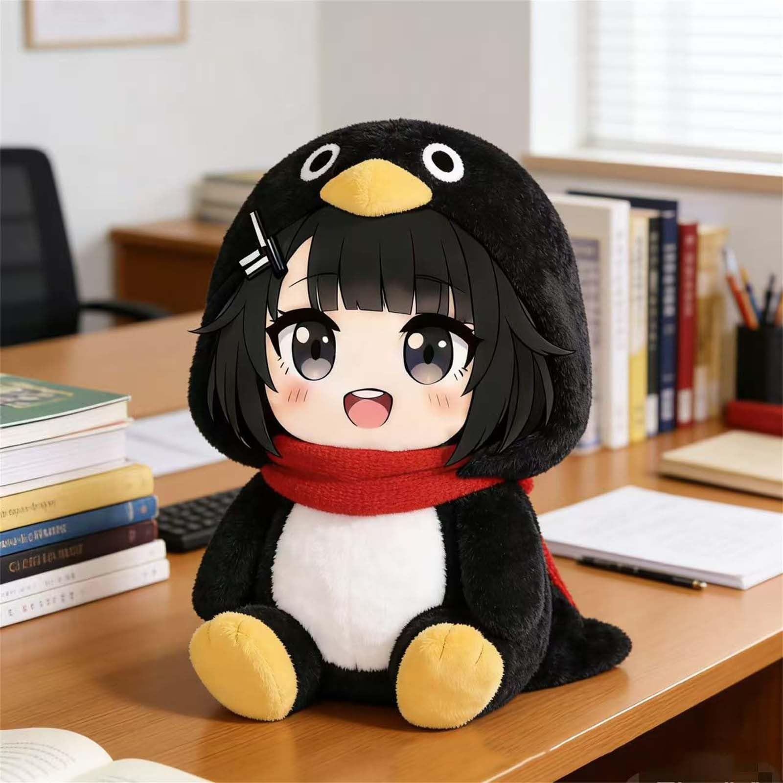 Gugu Gagaga Little Penguin Soft Toy, Cute Cartoon Penguin Plush Doll, Adorable Stuffed Animal Plushie Made From Ultra-Soft, Fluffy Fabric And Filled, Perfect As Birthday, (color) — view 3