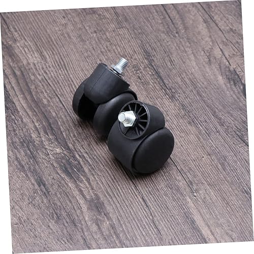 Miniatura 9 de Ruedas giratorias de 360 grados para sillas de oficina de cochecito de bebé, carga de 110.2 lbs, fácil de instalar rotati silenciosos