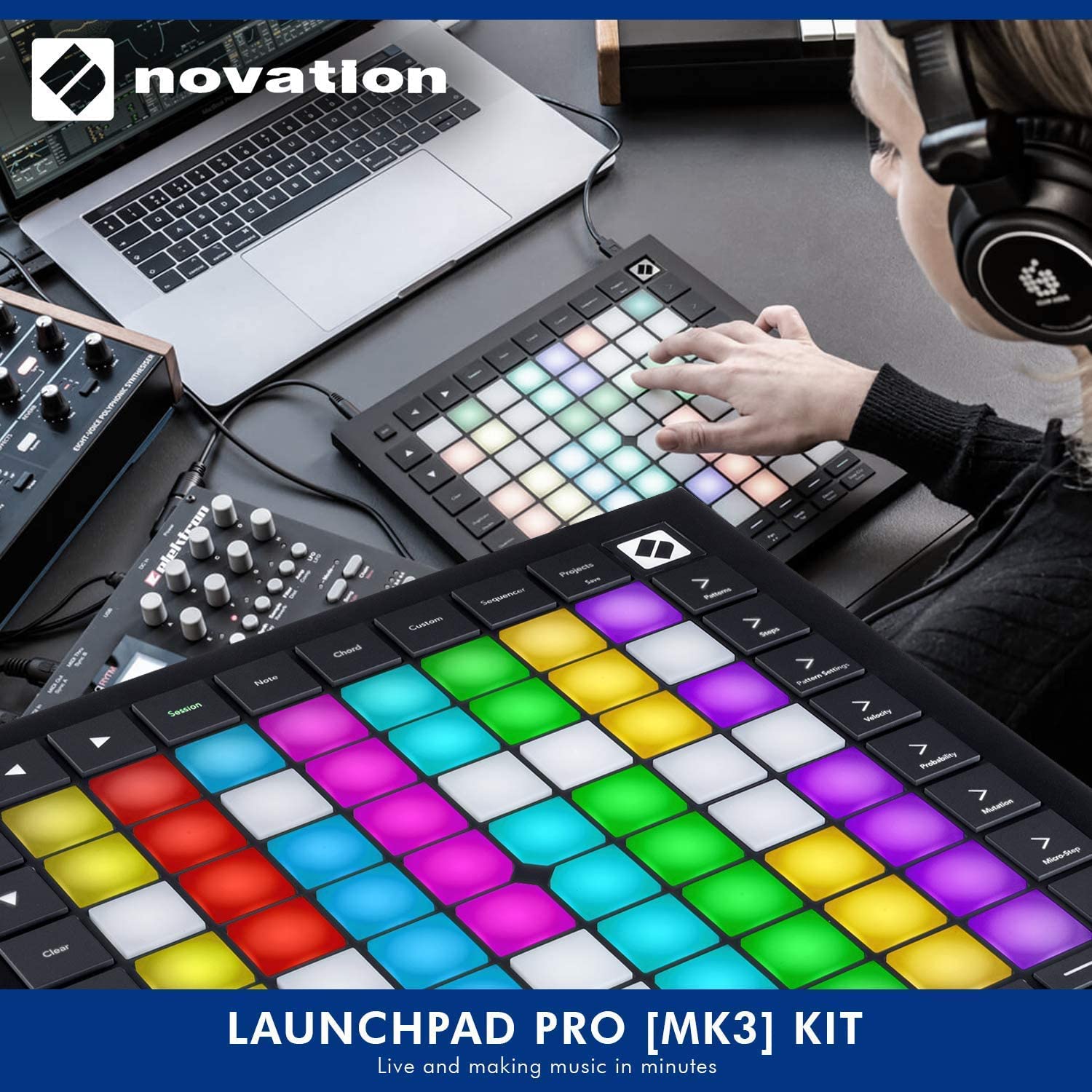 Amazon.com: Novation Launchpad Pro MK3 / Ableton Live 8x8 Grid 64