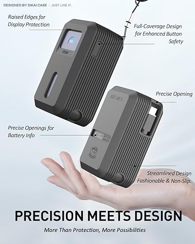 Miniatura 3 de Anker Nano Power Bank (10,000mAh 45W) A1638 Funda protectora con recortes precisos, a prueba de golpes, resistente a los arañazos, a prueba de