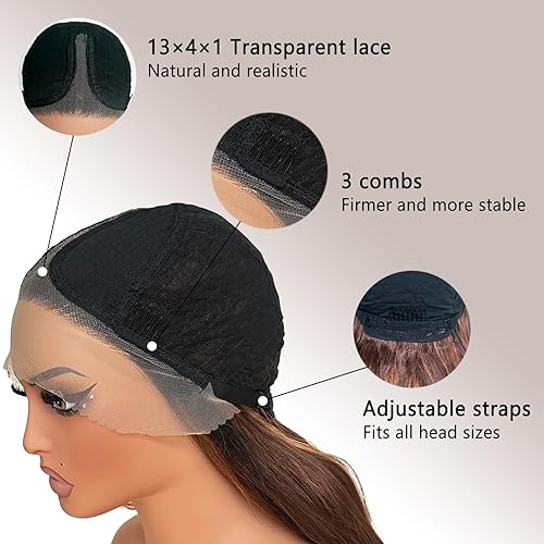 Miniatura 9 de Peluca de encaje frontal de 30 pulgadas, peluca ondulada previamente despuntada con abuelitos, color natural, sin pegamento, peluca para mujeres,