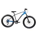 CROW - Black Ninja Fat 7 Gear Cycle for Boys |Bicycle for Men Adult| Cycle for Adults/Men| MTB with Front Suspension & Dual disc Brakes | Unisex 26" INCH MTB gallery image