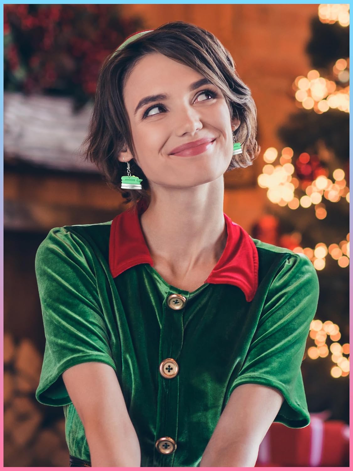 Hicarer 20 Pairs Cute Weird Earrings Funny Dangle Drop Earrings for Women Include Gummy Candy Bear Milk Goldfish Cartoon Fruits Flowers Animals for Birthday - Image 2