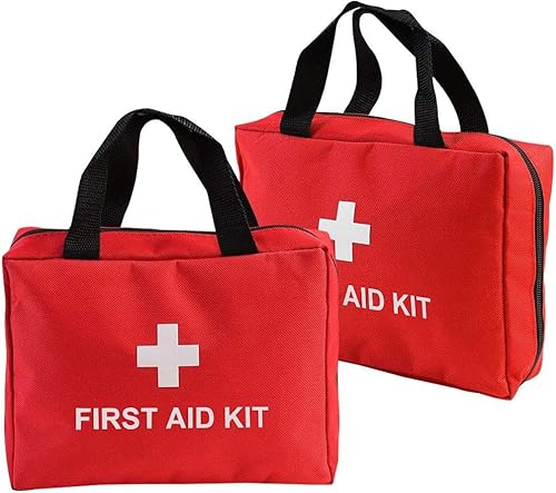 Miniatura 16 de AOUTACC Kit vacío de primeros auxilios de nailon, compacto, impermeable y ligero, bolsa de primeros auxilios con cremallera para emergencias