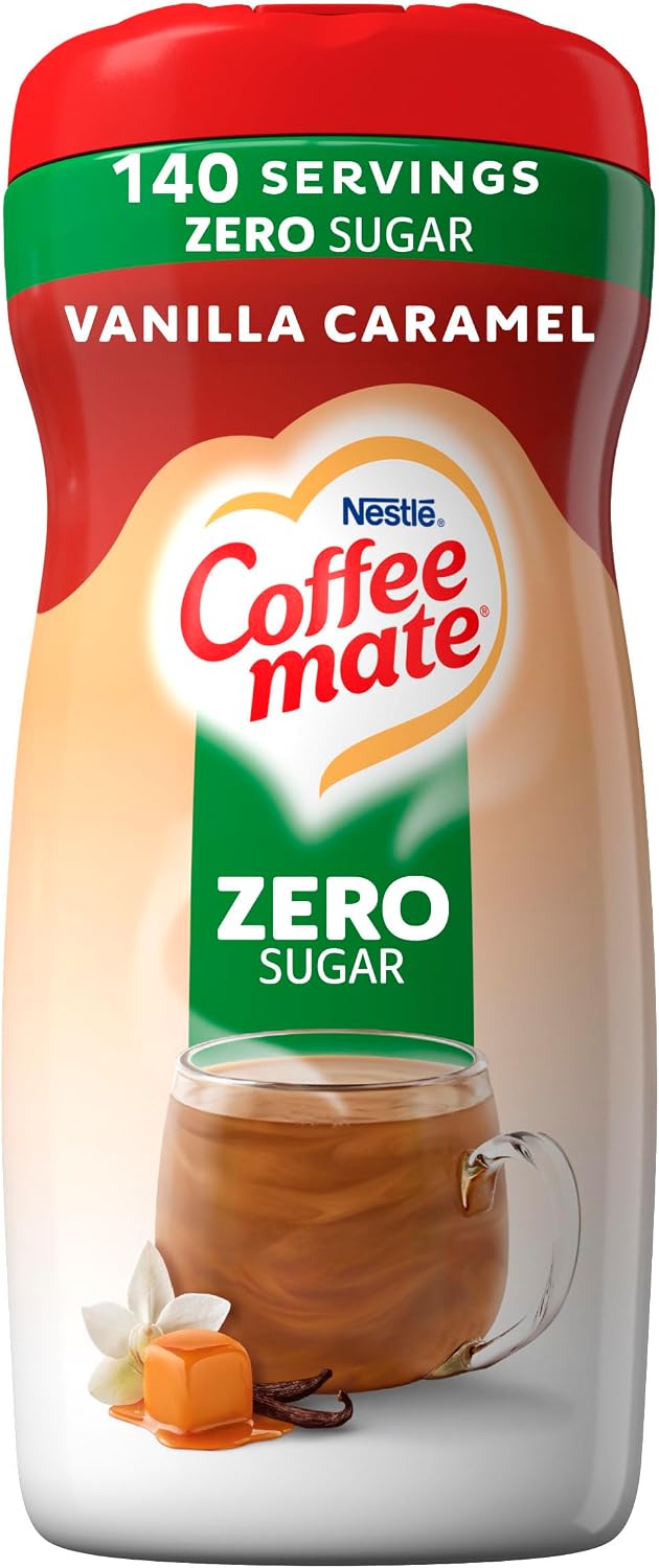 Nestle Coffee-Mate Vanilla Caramel Sugar Free, 1 opakowanie (1 x opakowanie 289 g)