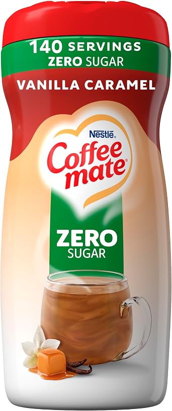 Coffee-Mate Coffee Creamer Sugar Free Vanilla Caramel, Pack of 6 10.2 Ounce