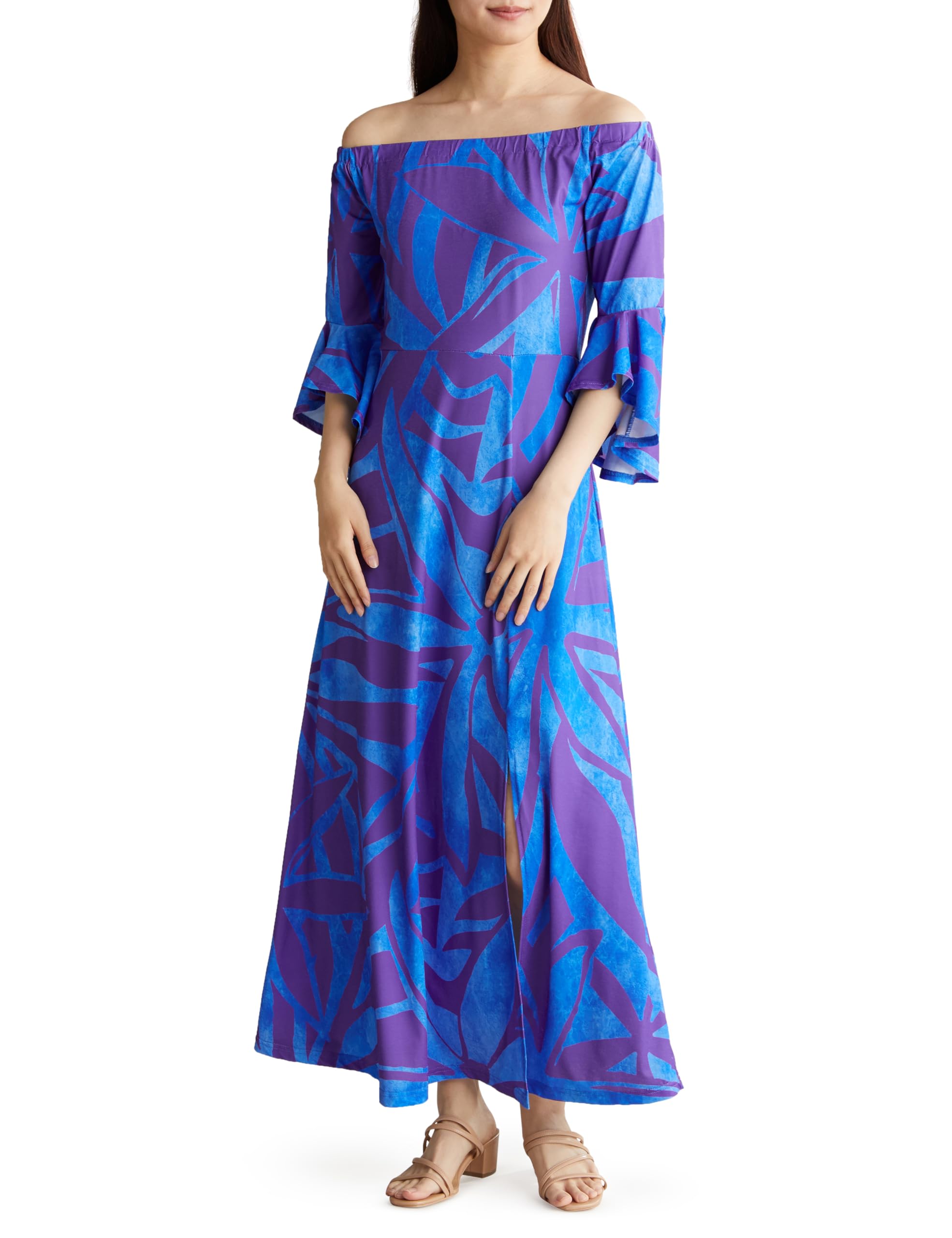 Amazon.co.jp: [マウナロア] カジュアルドレス Ocean Blue Bird