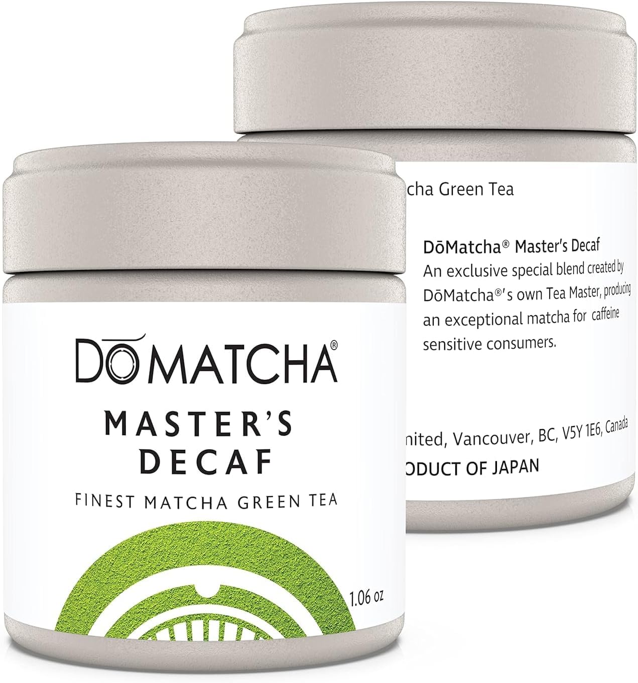 Master's Decaf Matcha Powder, Authentic Japanese Green Tea, Ceremonial Grade, 30g