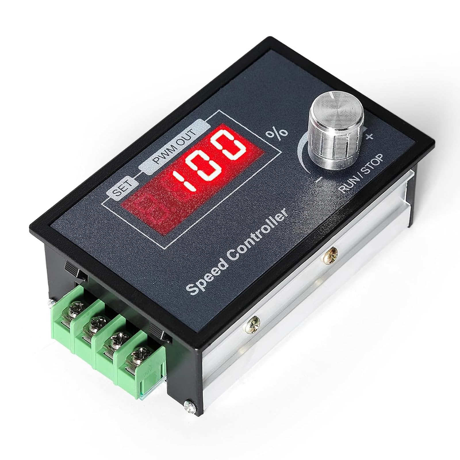 PWM Motordrehzahlregler, 6-60V 30A DC Motor Drehzahlregler, Motordrehzahlregler mit LED Numerische, Geschwindigkeit Einstellbarer Stufenloser Regler Motor Drehknopf