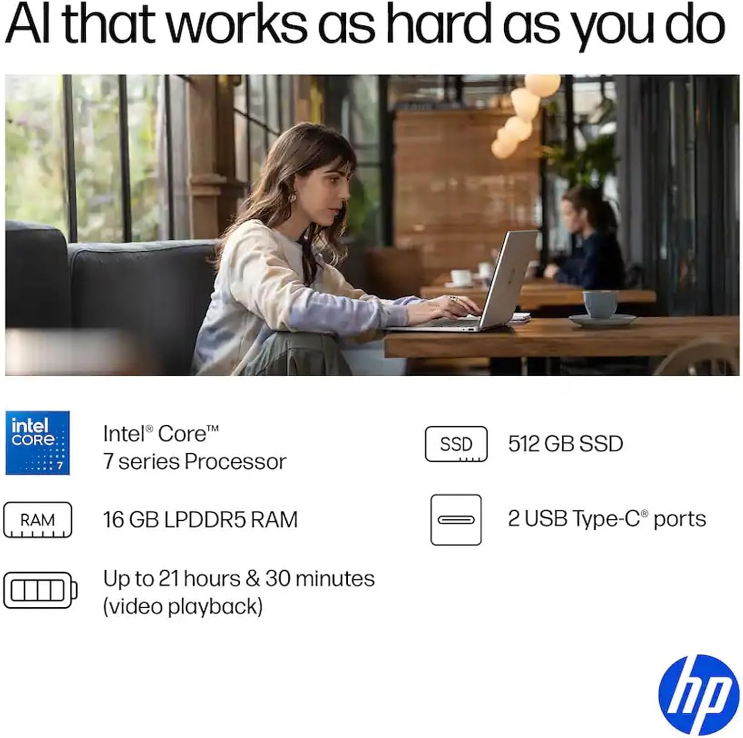 HP OmniBook 5 Flip 2-in-1 Convertible 14" 2K Touchscreen Laptop| Intel Core 7 150U(up to 5.4 GHz)| 16GB LPDDR5 RAM|512GB SSD| Backlit KB| Wi-Fi 6E| Win 11| AI Copilot| Perfect for Business |RK Bundle