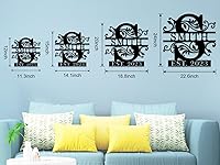 Vista 110 de Wedding Gifts for Couples 2025, Personalized Metal Name Signs, Custom Name Signs, Custom Family Name Sign, Last Name Sign, Monogram Letters Wall