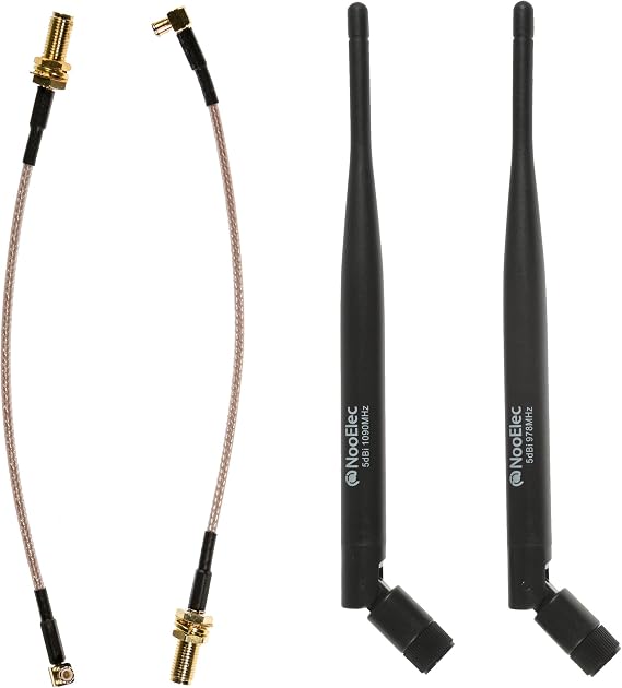 Nooelec 1090ES & UAT - Radios and High Gain Antennas. Dual-Band NESDR Nano 2 ADS-B (978MHz & 1090MHz) Bundle, Starter Edition, for StratuxTM, Avare, Foreflight & FlightAware