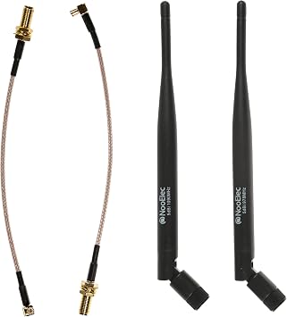 Nooelec 1090ES & UAT - Radios and High Gain Antennas. Dual-Band NESDR Nano 2 ADS-B (978MHz & 1090MHz) Bundle, Starter Edition, for StratuxTM, Avare, Foreflight & FlightAware