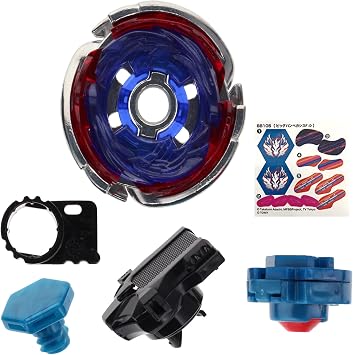 Battling Tops Metal Fusion with Launcher, Stainlsee Steel Precision Gyro Anti-Grabity Spinning Tops, Balance Desktop Spinner Toys Gifts for Child and Boys