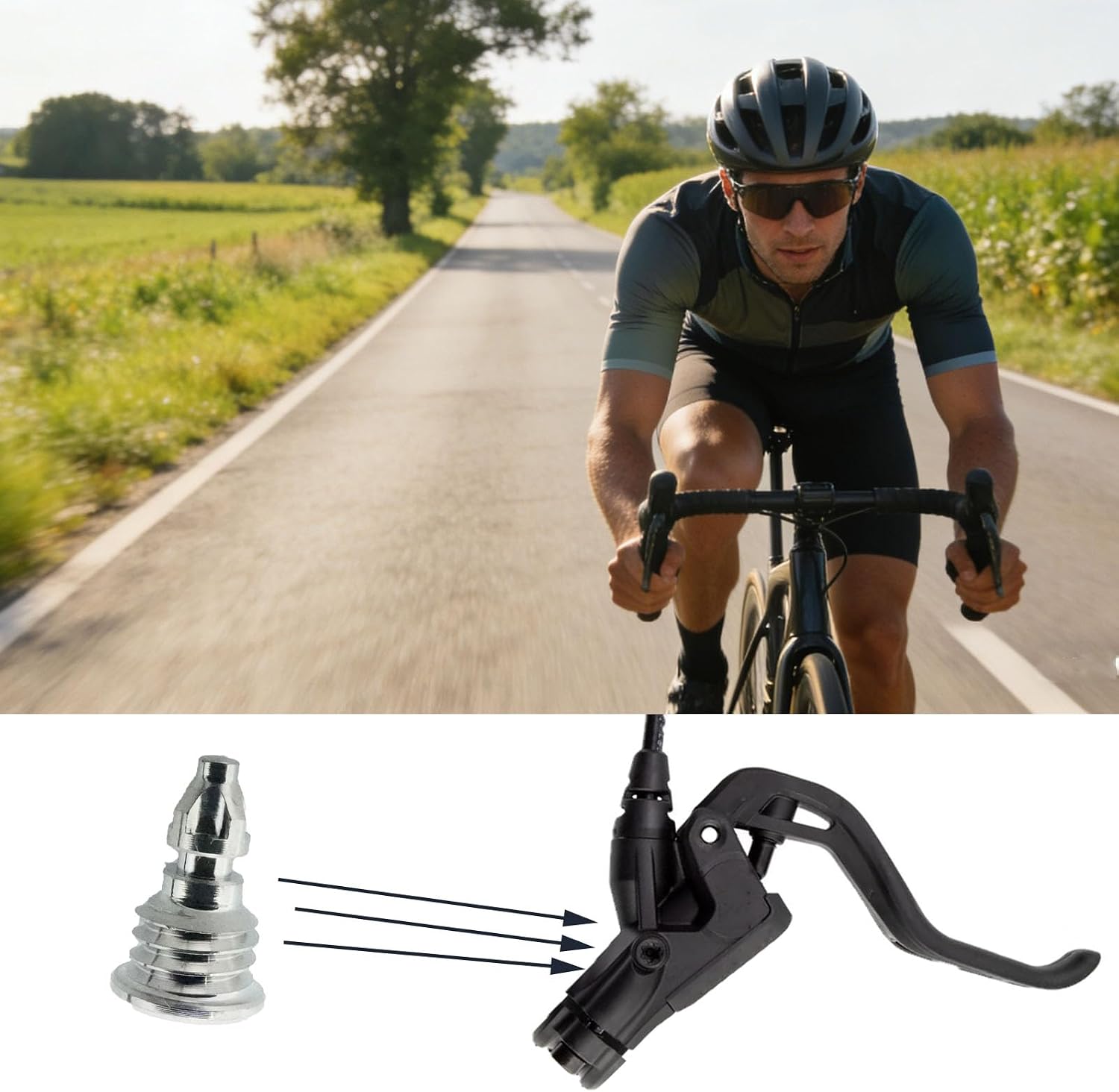 2Pcs Titanium Alloy Bicycle Brake Lever Bleed Screws with O-Rings, Compatible with Magura MT2/4/5/7/8/9 Hydraulic Disc Brake Systems, for Bicycle Brake Fluid Reservoir Oil Filling Hole