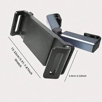 Car Seat Back Phone Tablet Holder, Adjustable Seat Head Tablet Holding Apparatus for Vehicle