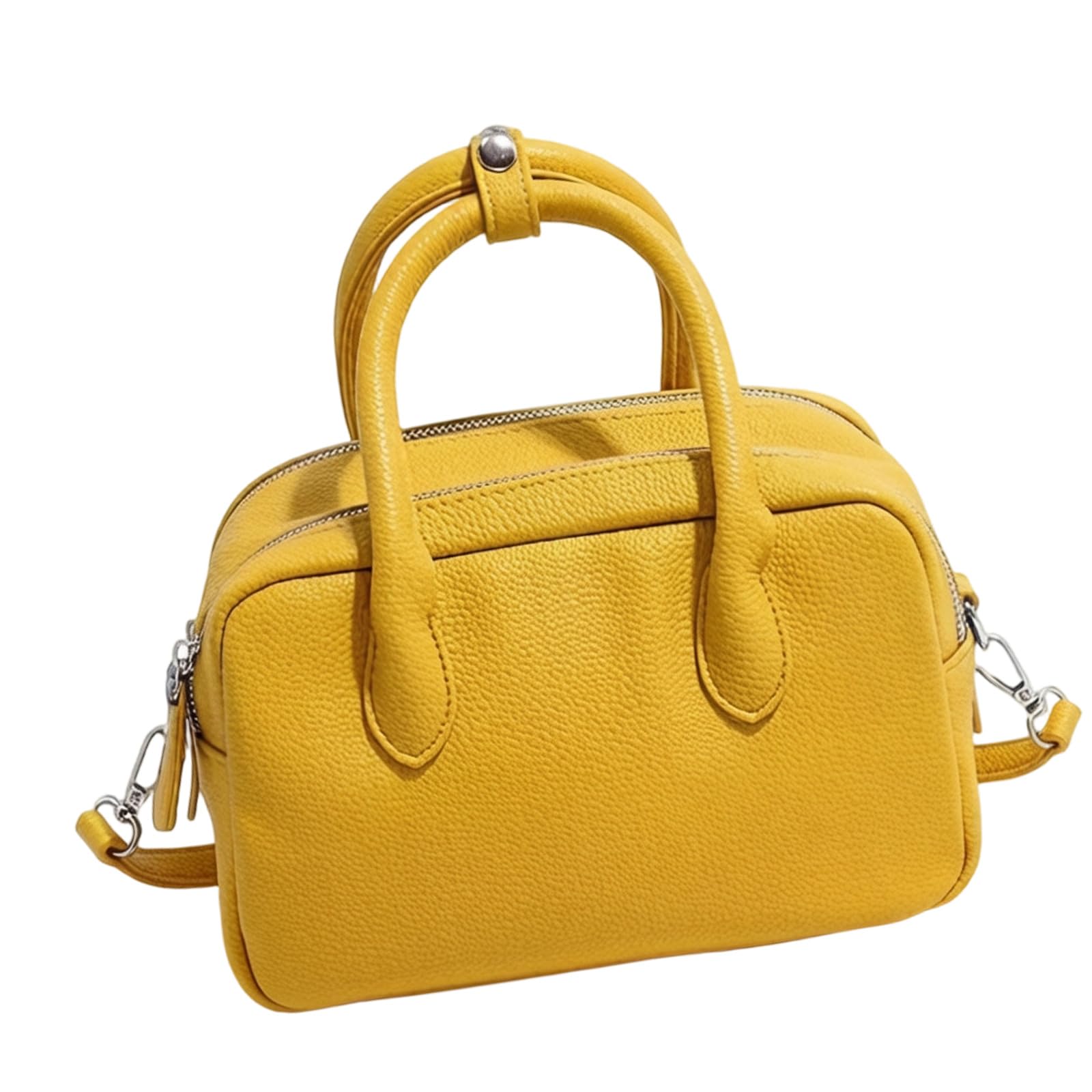 BWANGIAO Women Satchel Purses and Leather Barrels Bag Top Handle Shoulder Purse with Strap Crossbody Bags