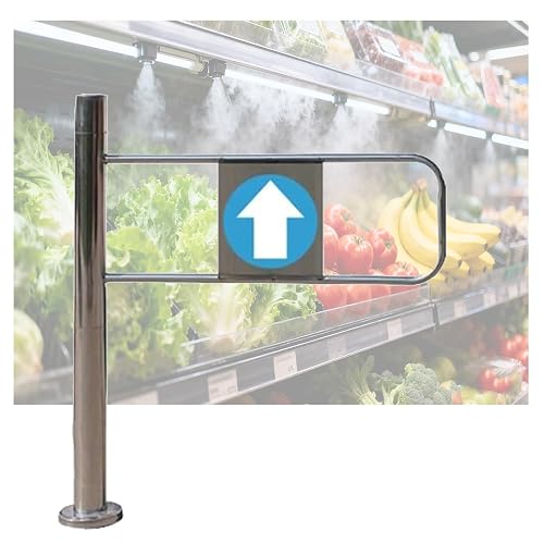 Barrière de sécurité automatique en acier inoxydable pour entrepôts et