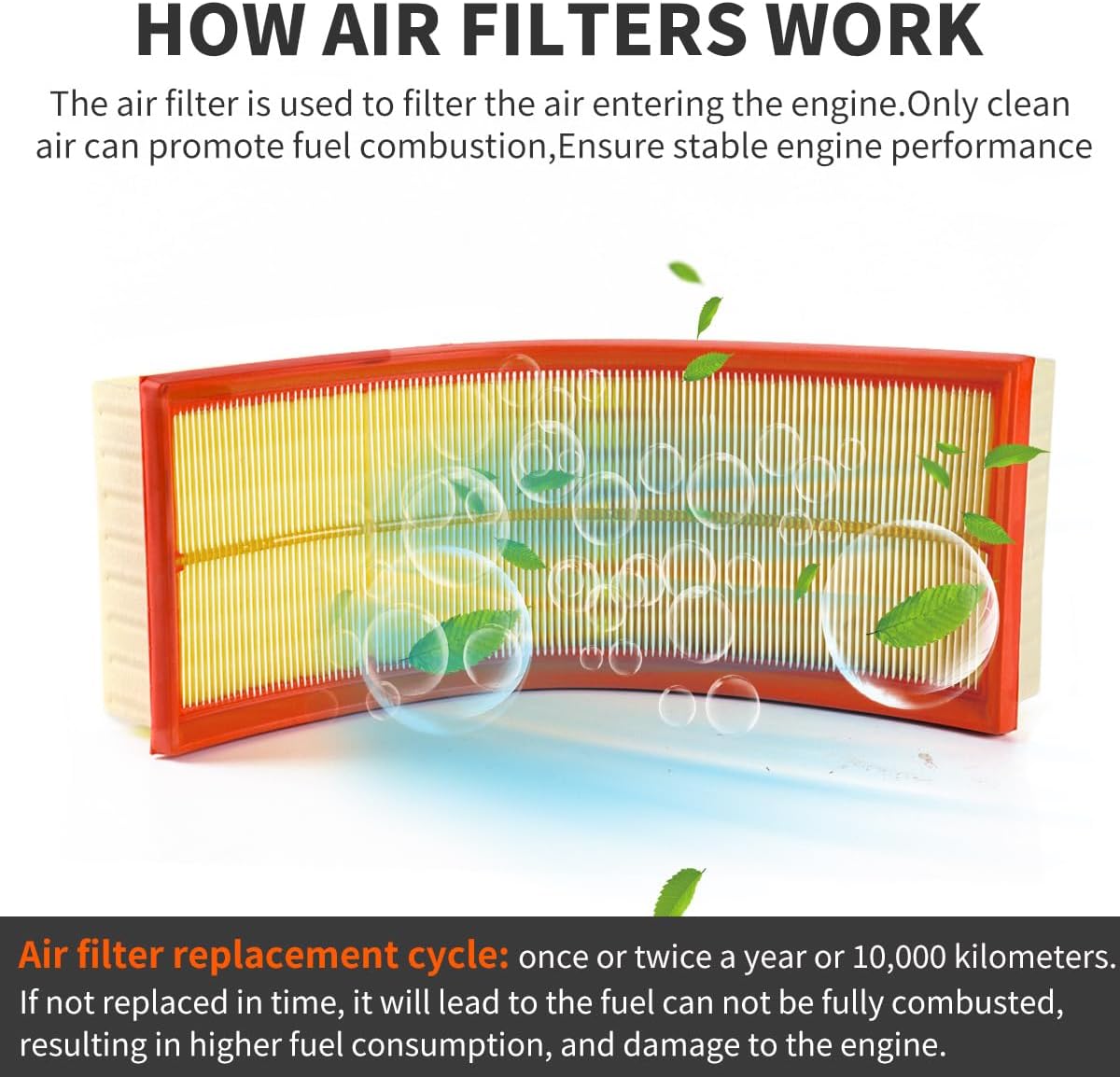 Engine Air Filter CA8768 1120940004 Engine Air Filter for Mercedes Benz C230 C240 C250 C280 C300 C320 C350 CL500 CLK320 CLK350 CLK500 CLK550 CLS500 CLS550 E320 E350 E500 E550 G500 G550 2 Pack