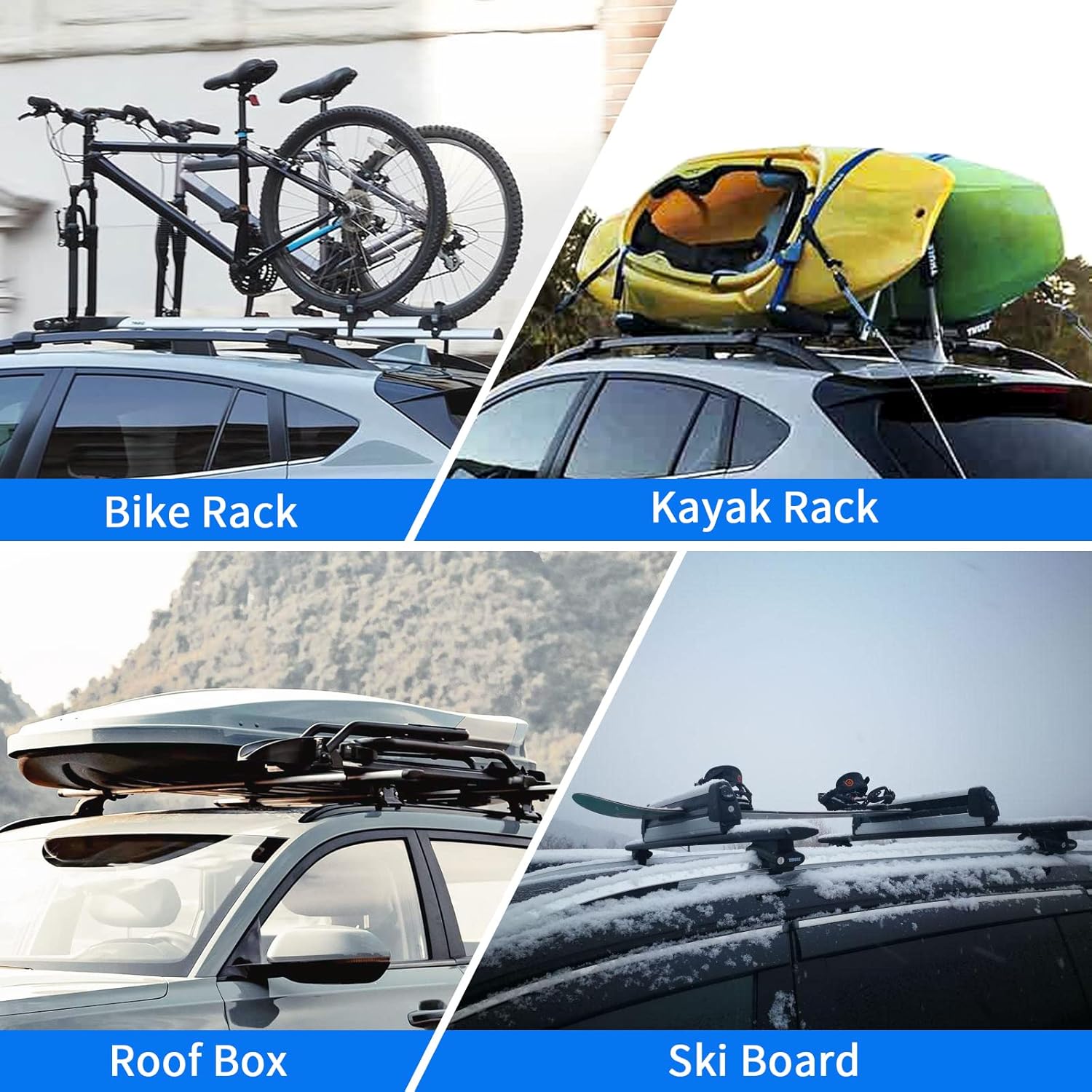 220lbs Roof Racks Cross Bars Fit for Chevrolet Chevy Traverse 2018 2019 2020 2021 (Not Fit for the 2022 Model), Heavy Duty Aluminum Crossbar Roof Rail Cargo Carrier Rooftop Car SUV Black Accessories