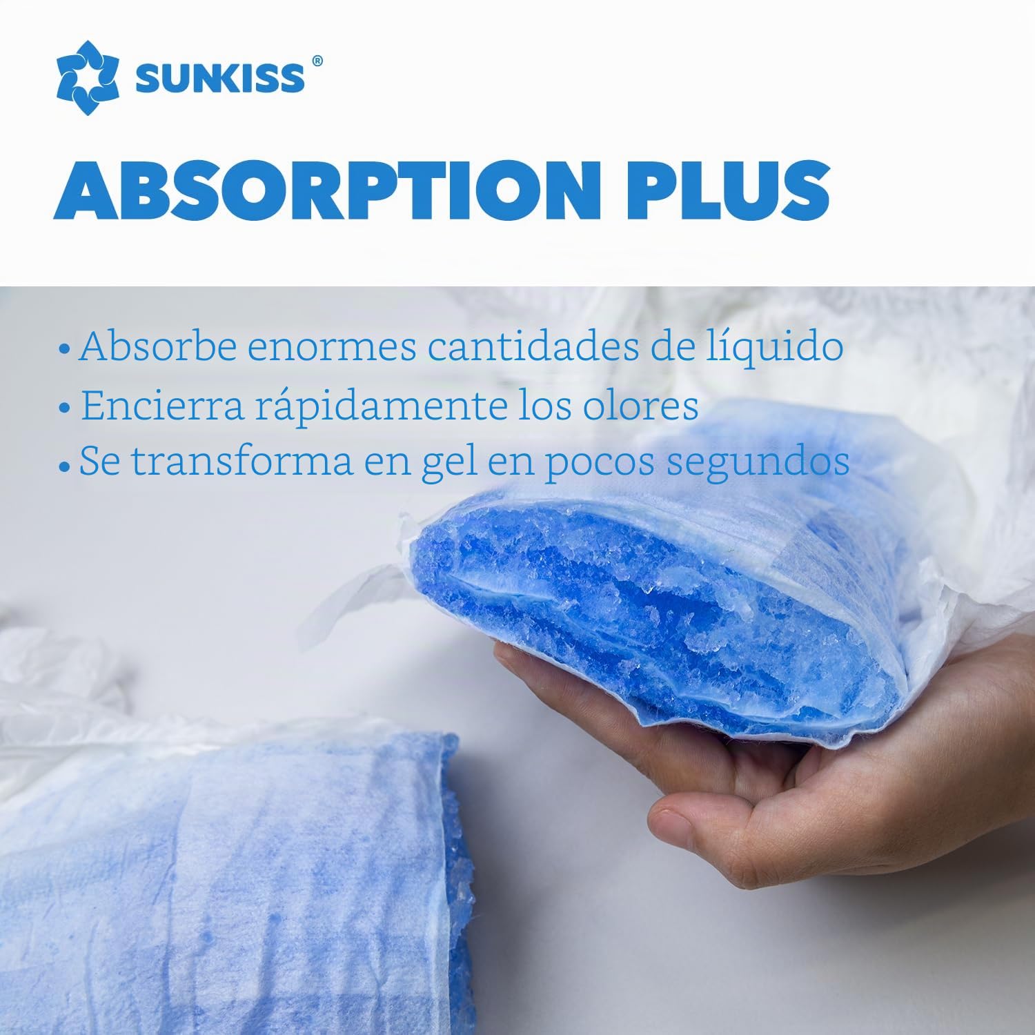 SUNKISS TrustPlus Pantalones Incontinencia para Adultos, Bragas Absorbentes para Hombres y Mujeres, Ropa Interior Absorbentes para Ancianos, Unisex, Bloquean el Olor, Talla L, 16 Unidades