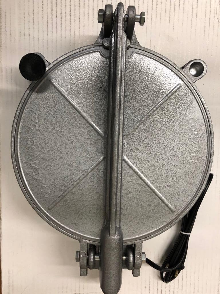 Mexicano grande 10" de aluminio fundido eléctrico Tortilla Maker Comercial Restaurante Calidad