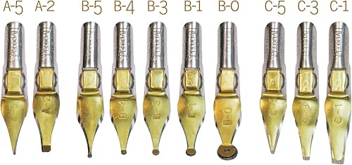 Speedball 30710 10 Pen Nib Assorted Set