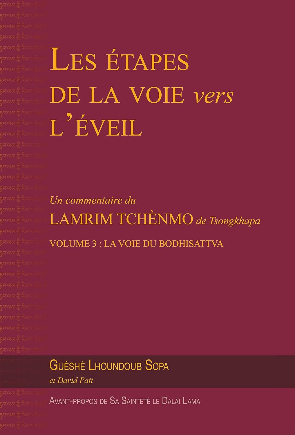 Les étapes de la voie vers l’éveil (vol. 3): Vol. 3 : La voie du bodhisattva (French Edition)