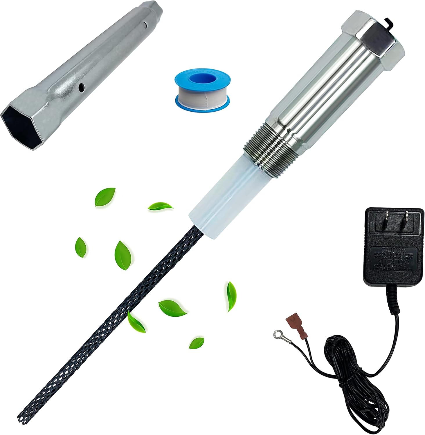 Titanium Anode Rod, Electric Rod, Packed with Wrench, Removing Odor Water Smell (40-89 Gallon Tank) - Amazon product rated Grade C