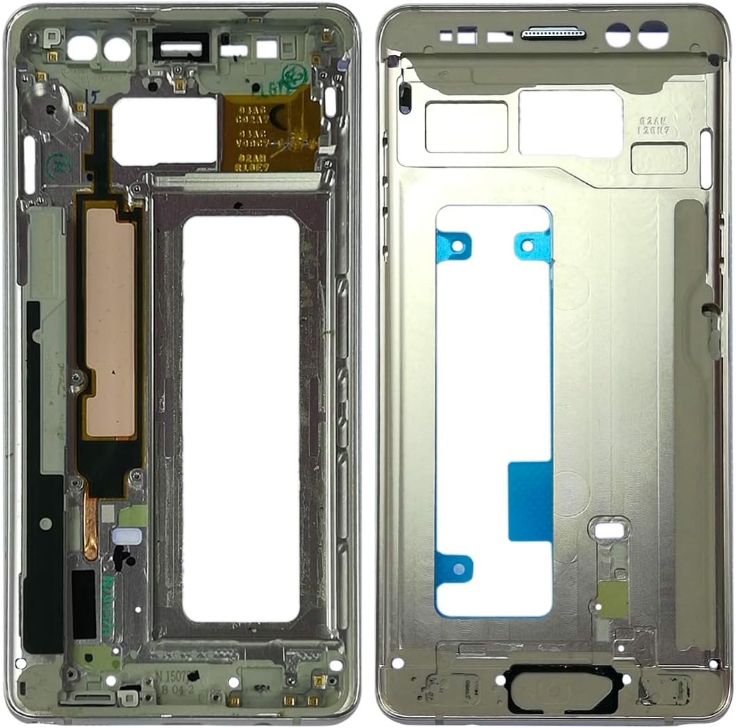 Replacement Parts Middle Frame Bezel Plate for Galaxy Note FE, N935, N935F/DS, N935S, N935K, N935L(Black) Phone Parts (Color : Gold)